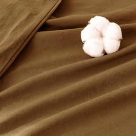 BDEAR Linen Feel Duvet Cover Cal King Size, 100% Washed Cotton Comforter Cover Size 104 * 98inch with Zipper Closure and 2 Pillowcases, Solid-Dark Orange