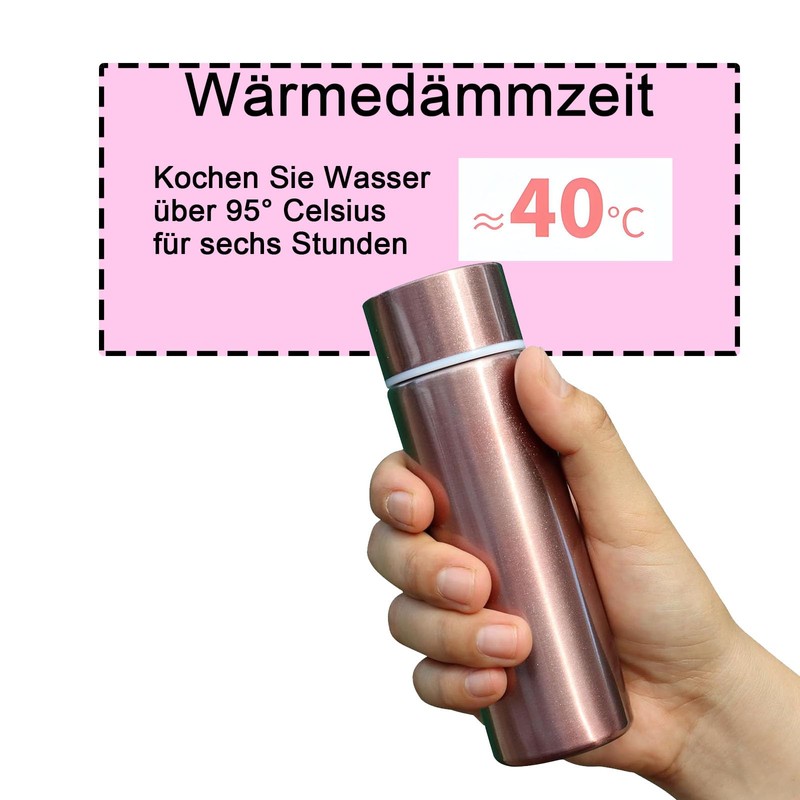 150 ml Mini Thermos Flask, Drinking Bottle, Small Stainless Steel