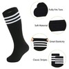 Zando Boys Soccer Socks Breathable Youth Basketball Socks Athletic Socks