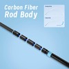 SHOUDE 9FT 4-Piece Travel Surf Fishing Rod, Saltwater Spinning Pole