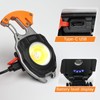 MAKDAK 2PC Keychain Flashlight Rechargeable Cob Keychain Work Light 7