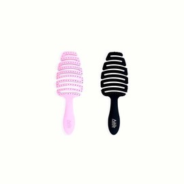 Air Vent Wet Hairbrush Hair Comb Hair Style Brush Air Circulation Care Beauty Tool Black / 에어벤트 젖은 헤어브러시 헤어 콤 머리카락 헤어스타일 브러쉬 공기 순환 케어 미용 도구 블랙