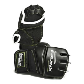 Kenneth J Lane Sphinx Fit Boxing Gloves saccol, unisex, Fit Boxe, black, Sm