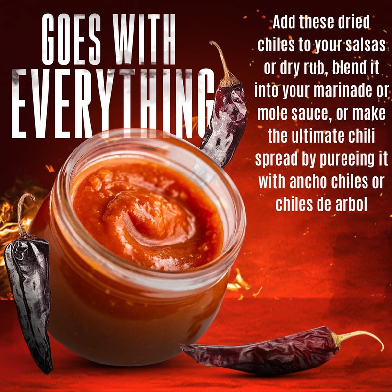 Fusion Select Guajillo Chiles Pepper - Natural and Premium -