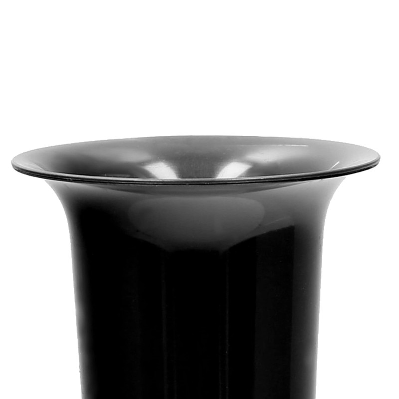 VonBueren Grave Vase with Ground Spike, Pack of 2, Black,