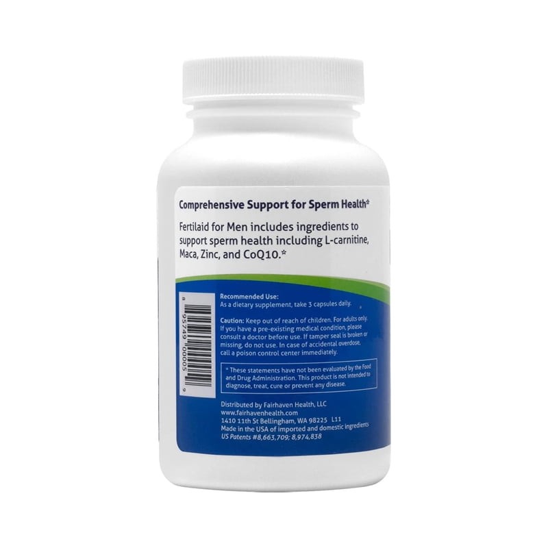 Fairhaven Health FertilAid (for men) 30 Servings 90 Capsules