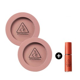 3CE Face Blush 2 x (increased) Mini Tint (random) / 쓰리씨이 3CE페이스 블러쉬 2개 (증)미니 틴트(랜덤)