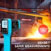 HOLDPEAK Pyrometer D:S=30:1 with Bluetooth, High Temp Infrared Thermometer -58℉~2912℉,