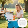 Tinoaly 4pcs Cooler Hinges Replacement, Plastic Hinges Latch Kit with