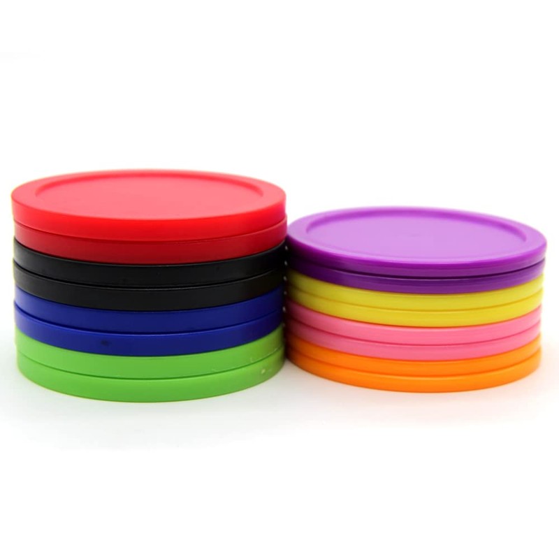 BQSPT 16 Pieces Air Hockey Pucks 2.5 Inch 64mm Heavy