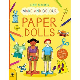 Paper Dolls: 60 Cut-Outs to Colour and Free Stencils (Make & Colour)