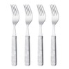 GRÄWE Table Fork Set of 4 in Beautiful Mother of