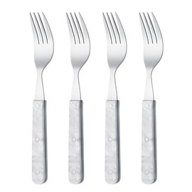 GRÄWE Table Fork Set of 4 in Beautiful Mother of Pearl Look