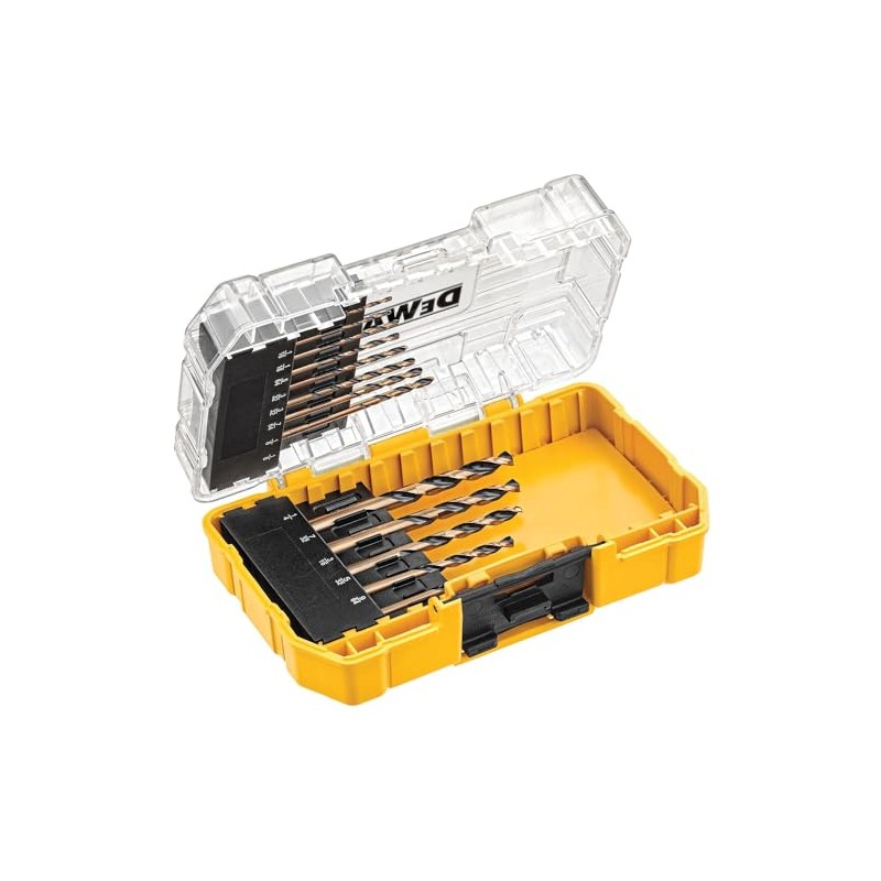 DEWALT DW1163 Juego de 13 Brocas Óxido Negro
