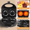 Ht Viik Donut Maker,Doughnut Machine,Bake 2 Donuts,Double-sided heating, Non-stick Surface,