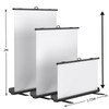 WASJOYE Retractable White Backdrop Screen - 79 x 59 in