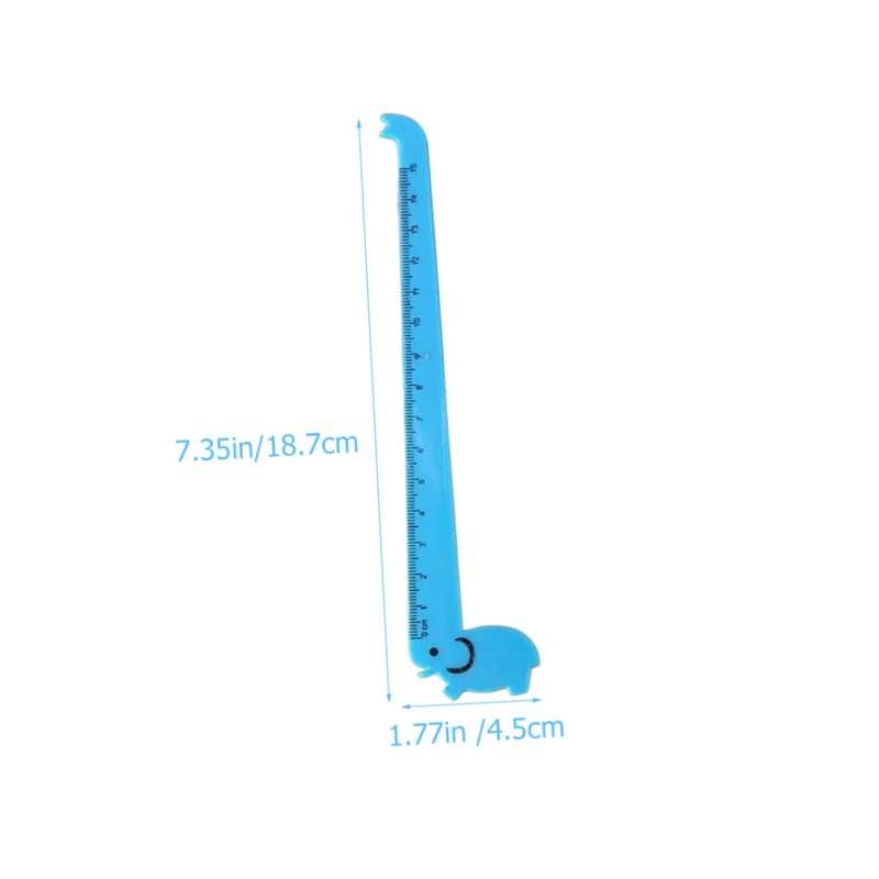 Gatuida 30Pcs Creative Giraffe Rulers for Portable Cartoon Straight Rulers