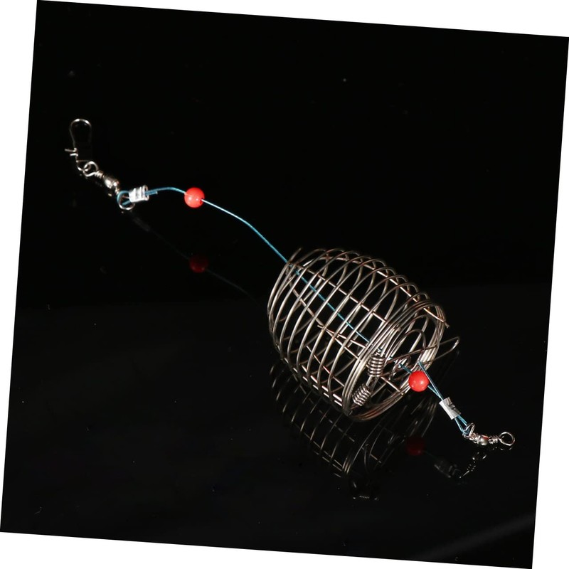 OHPHCALL Stainless Steel Bait Cages Set Lure Feeder Bait Trap