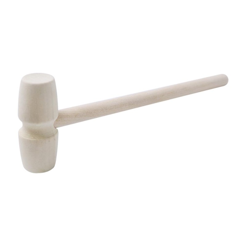 Ieron 10 Pcs Wooden Mini Hammers, Dessert Making Mallet, Craft