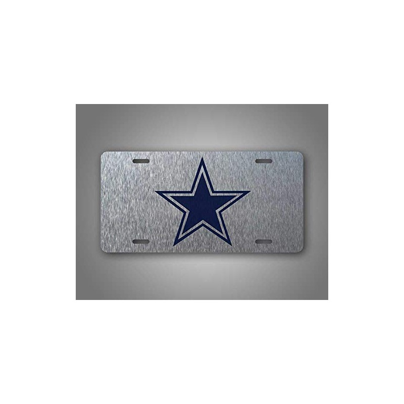 Lonestar Texas Star License Plate Dallas Texas TX Cowboy Auto