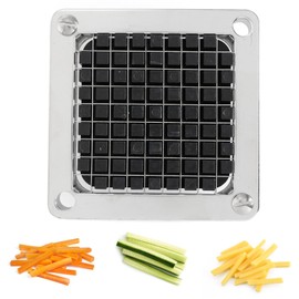 POWLAB Cuchilla de repuesto para picadora de verduras comercial de acero inoxidable para máquina de corte de frutas, cortador de patatas fritas de tomate (hoja de 3/8 pulgadas)