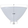 6 Inch Diameter Reflector-Type IES Replacement Shade for Stiffel
