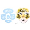 Set of 6 Face Painting Template, Reusable Face Painting Template,