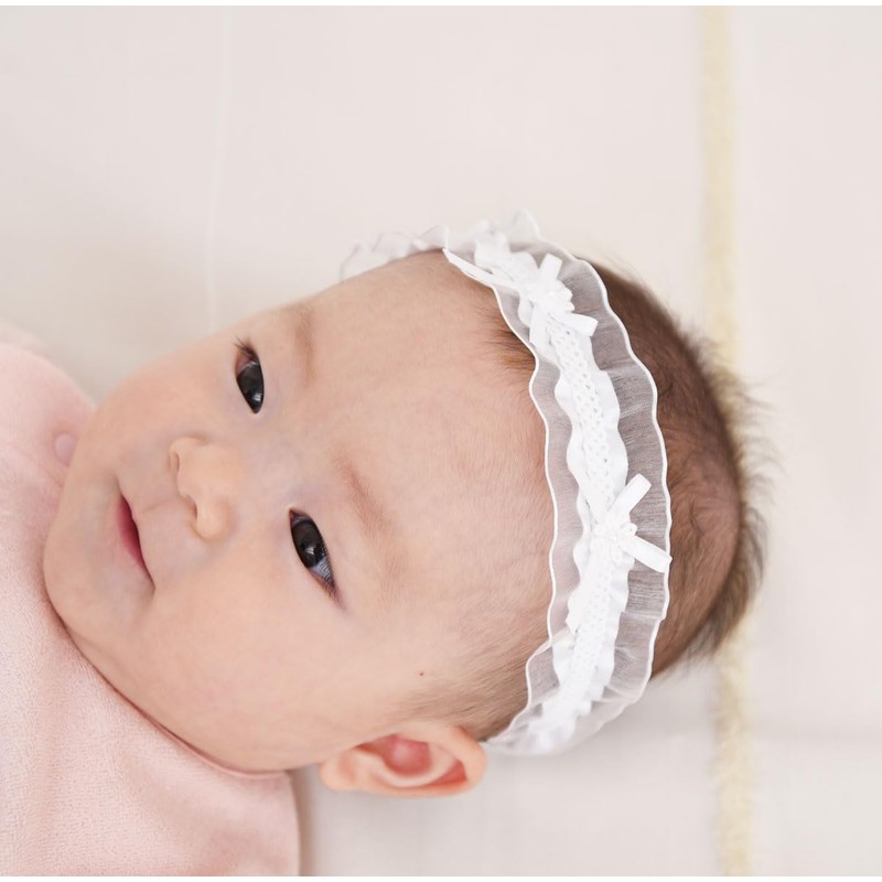 Small + with Ribbon Made in Japan Newborn Baby Hair