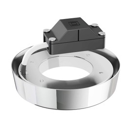 ledscom.de Inel Ceiling Light / Lamp Holder Glossy Chrome 1x GX53 Max. 25 W