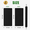 4 Pcs Thicked Basement Pole Wrap, 12x24''Garage Pole Padding Anti-Slip