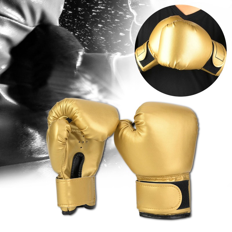 One Pair PU Leather Children Boxing Gloves Kids Sandbag Punching