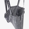 Afternoon Tea Living Tote Bag JA02 Gingham Check Tote Bag