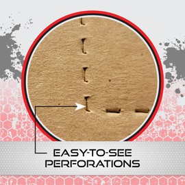 D-1 Cardboard Targets, World Action Pistol Championship, 18" W x 30" L (60 Target Pack)