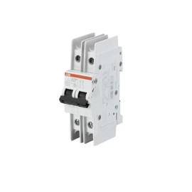 ABB SU202M-K6 Miniature Circuit Breaker, Trip Curve K, 6 Amp, 2 Pole, UL489