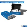 XFORT® Standard Deadlocking Night Latch 60mm, Complete with Rim Cylinder