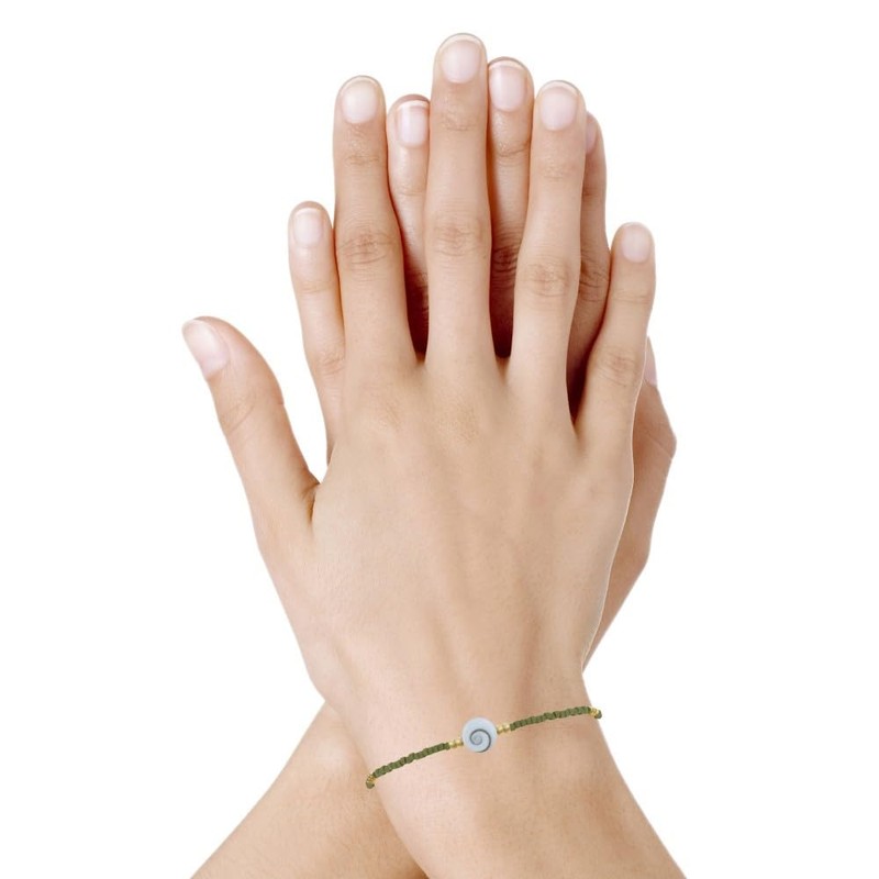 LES POULETTES BIJOUX - Link Eye of Saint Lucia Bracelet