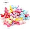 30pcs Shinning Rhinestone Bow Pattern Elastic Hair Rope Hair Band