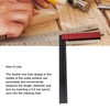 Woodworking Ruler 12in Accurate Carpenter Square L Shaped Right Angle