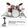 Operitacx 4 Stück Mikrofon Halterung Set Schockfeste Mikrofonclips für Trommeln