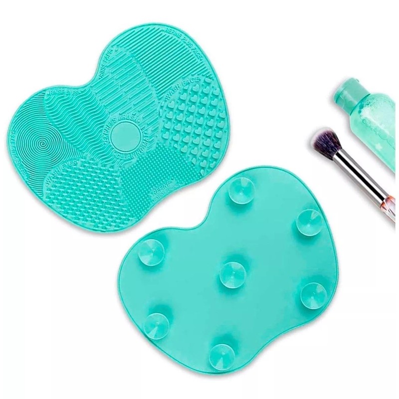 Universo en Linea Duo Cepillo Exfoliante Facial Silicona Tapete Limpia