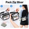 Transparent Waist Bag Clear Sling Belt Bag – PVC Crossbody