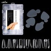 NMKL38 288PCS Nail French Silicone Sticker Nail Dual Form Set