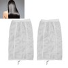 2Pcs Net Plopping Cap Adjustable Reusable Versatile Drying Curly Hair