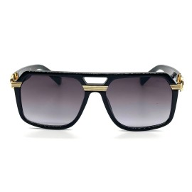 Unbranded Sunglasses Oversized Gradient Black Lens Retro Beach Party Shades Eye Glasses