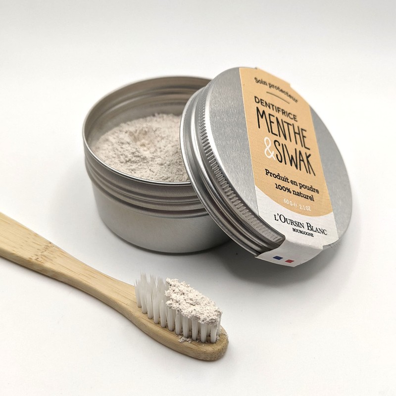Mint & Siwak Powder Toothed Pasta, 60 g, Ayurvedic, Natural