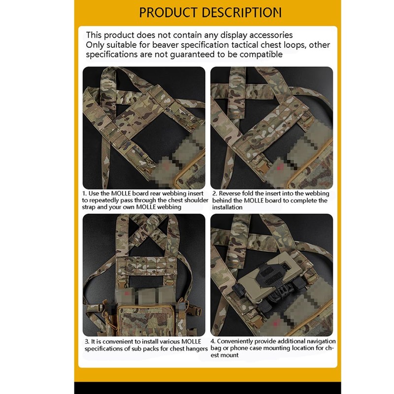 AZB Tactical Micro Front Panel for D3CRM MK4 Vest Chest