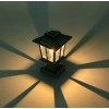 SmartYard Metal Solar Post Lights 4X4 Outdoor, Waterproof Fence Post