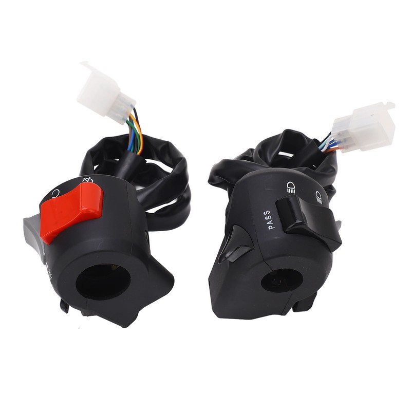 Motorcycle Handlebar Switch 7/8in Turn Signal Horn High Low Beam