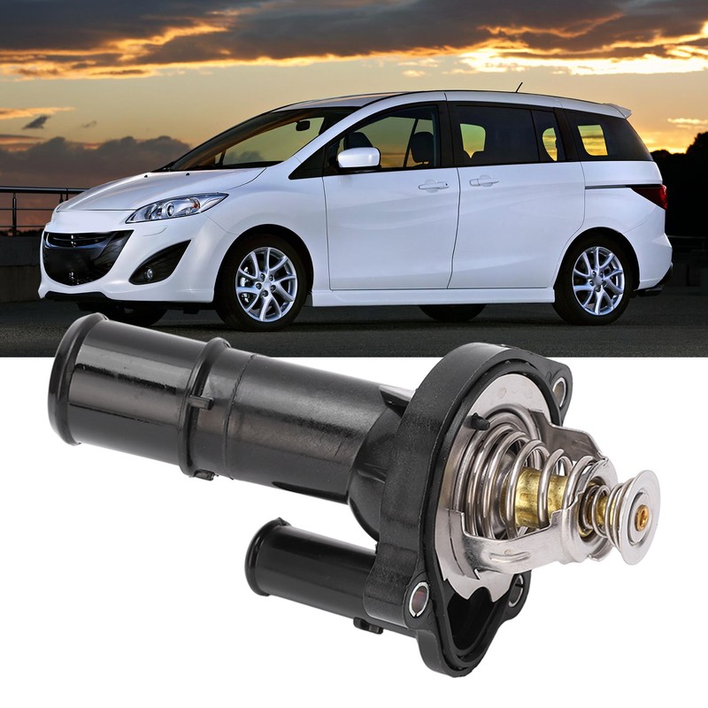 Engine Coolant Thermostat LF70 15 170 High Performance Replacement for