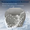 NLQR Replacement Front Seat Cover Gray Microfiber Leather Compatible with